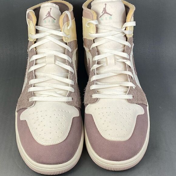 Nike Air Jordan 1 Mid SE Craft “Taupe Haze” Sneaker shoes Mens Size 18